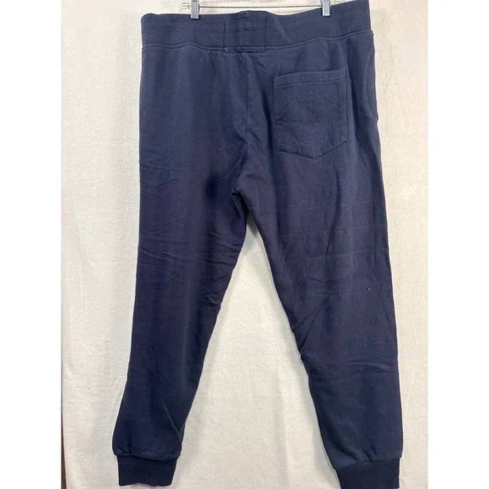 True Religion Mens XL/TG Navy Blue World Tour‎ Jogger Sweatpants Comfy #1684